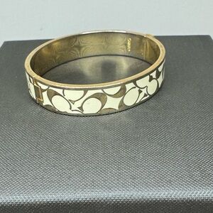 Coach Gold & White Bracelet